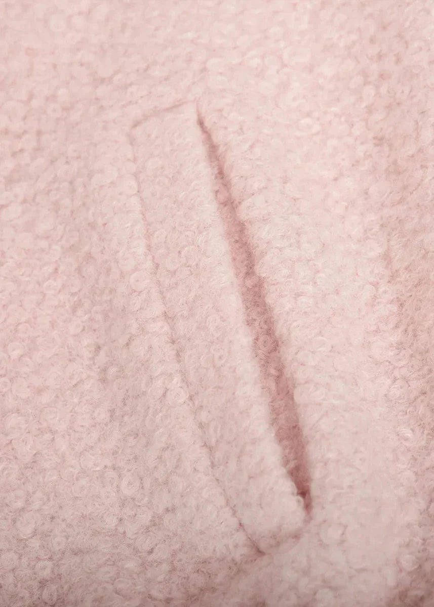 R&B | Rosa Drop Shoulder Stehkragenjacke