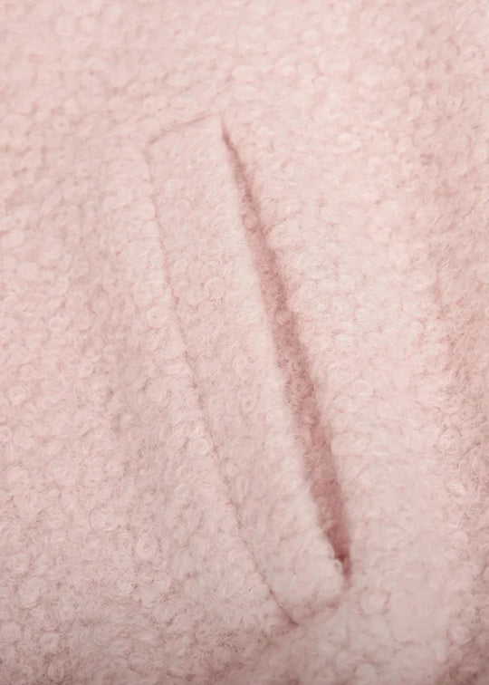 R&B | Rosa Drop Shoulder Stehkragenjacke