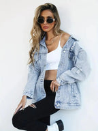 R&B | Oversized Jeansjacke für Damen