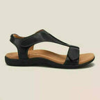 EB Einfarbige Sandalen Mit Klettverschluss