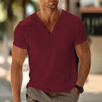 R&B | Leichtes Sport-T-Shirt mit V-Ausschnitt