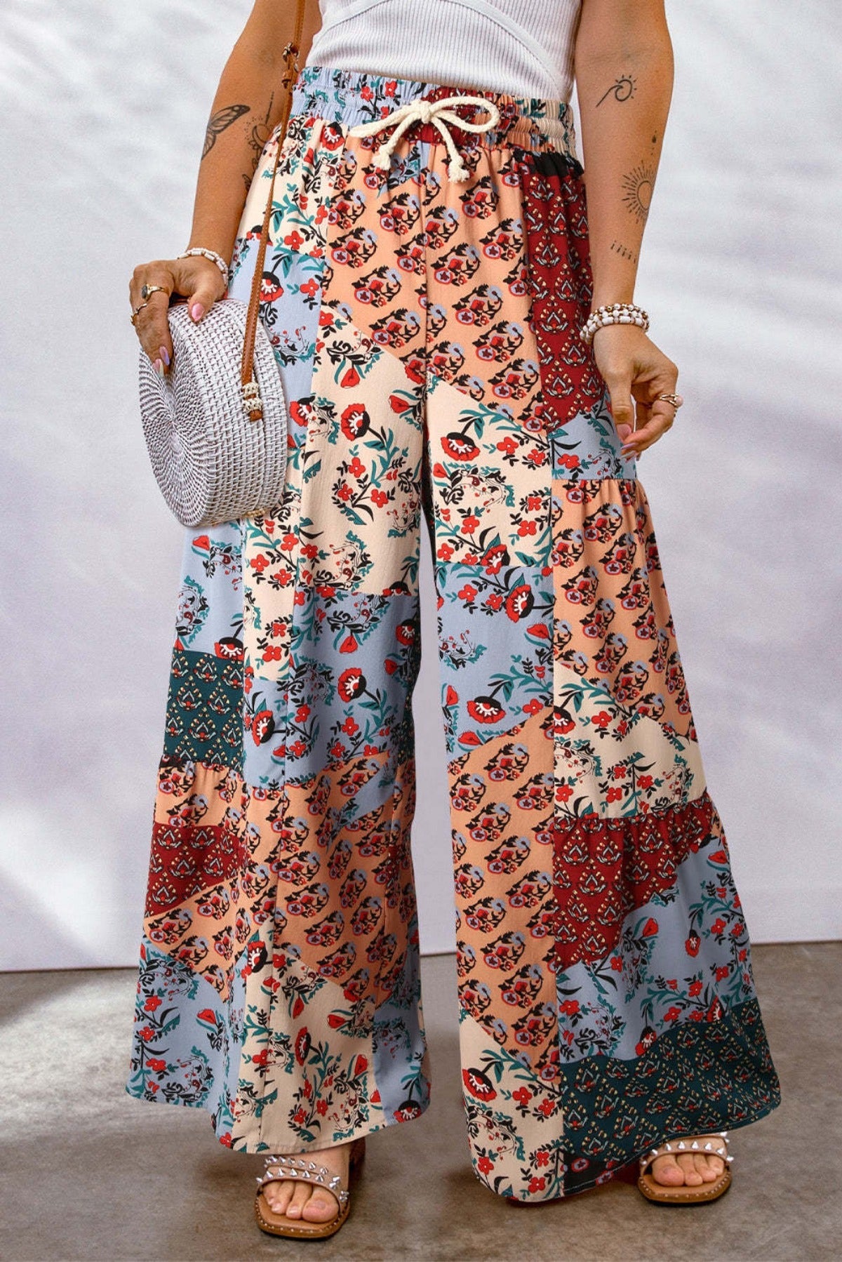 R&B | Florale Freizeithose Hose