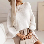 R&B | Strickpullover mit offenem Rücken und Schleife
