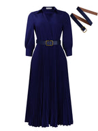 R&B | Women 's solide Farbe große Größe Kleid