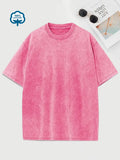 R&B | Baumwoll-T-Shirt mit Rundhalsausschnitt