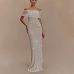 R&B | Kleid mit Blumenschulter