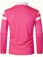 EB – langärmliges poloshirt mit reißverschluss
