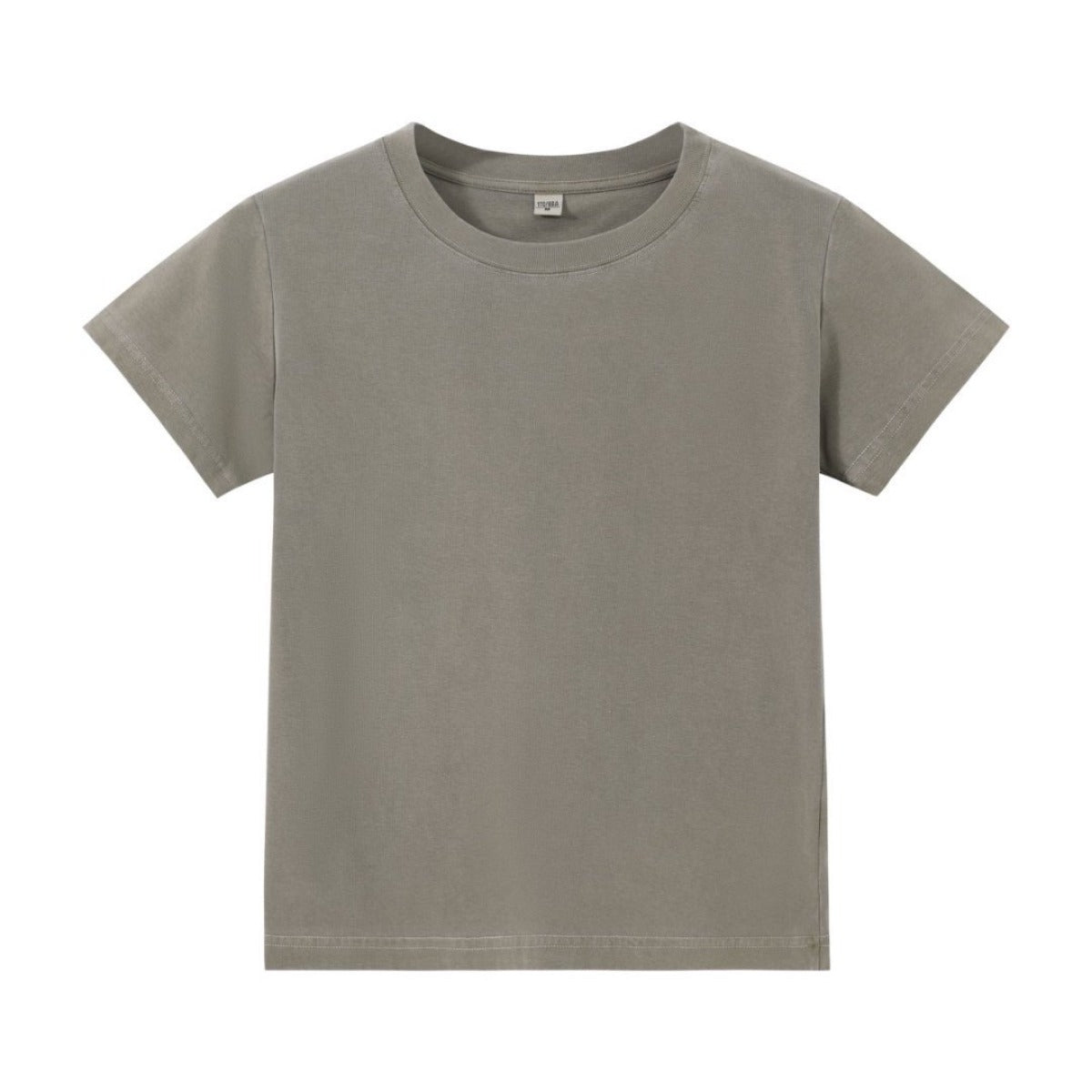 R&B | Schillerndes altes kurzes T-Shirt mit Färbung