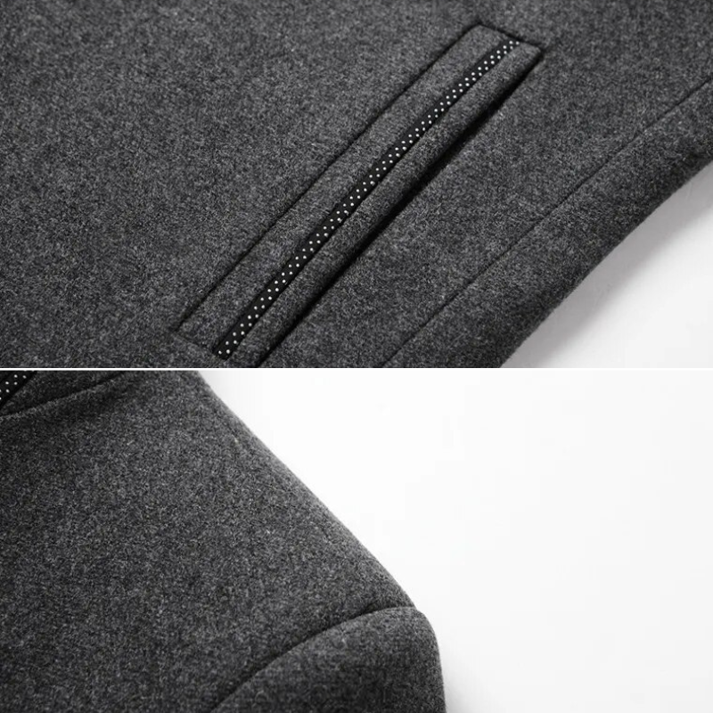 R&B | Jacke mit Knöpfen Wollmischung Klassisch, Elegant