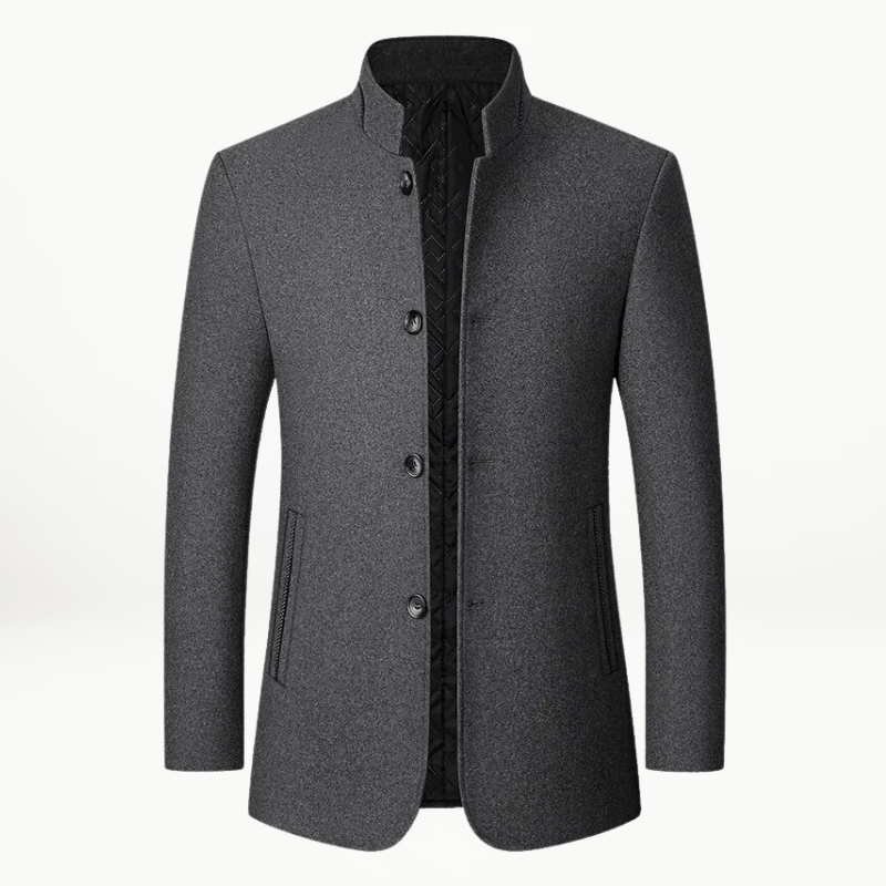 R&B | Jacke mit Knöpfen Wollmischung Klassisch, Elegant