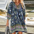 R&B | Bohemian Maxikleid mit Bauchabdeckung