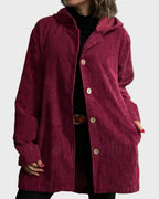 R&B | Jacke mit Kapuze und Knöpfen