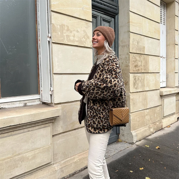 R&B | Leopard Print Jacke Für Damen