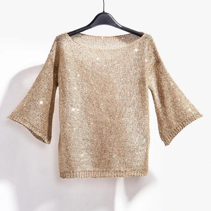 R&B | Elegante Paillettenpullover