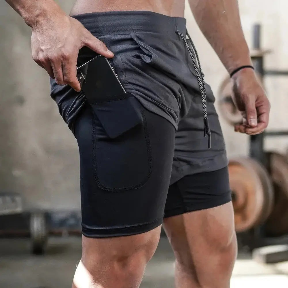 R&B | Camo 2 In 1 Schnell Trocknende Sporthose