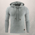 R&B | Slim Fit Kapuzenpullover Korbmuster Strick Kapuzenpullover