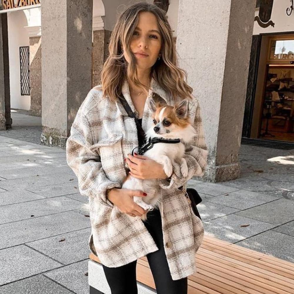 R&B | Shirtjacke Oversized Fit Weich und Leicht Knopfverschluss und Brusttaschen