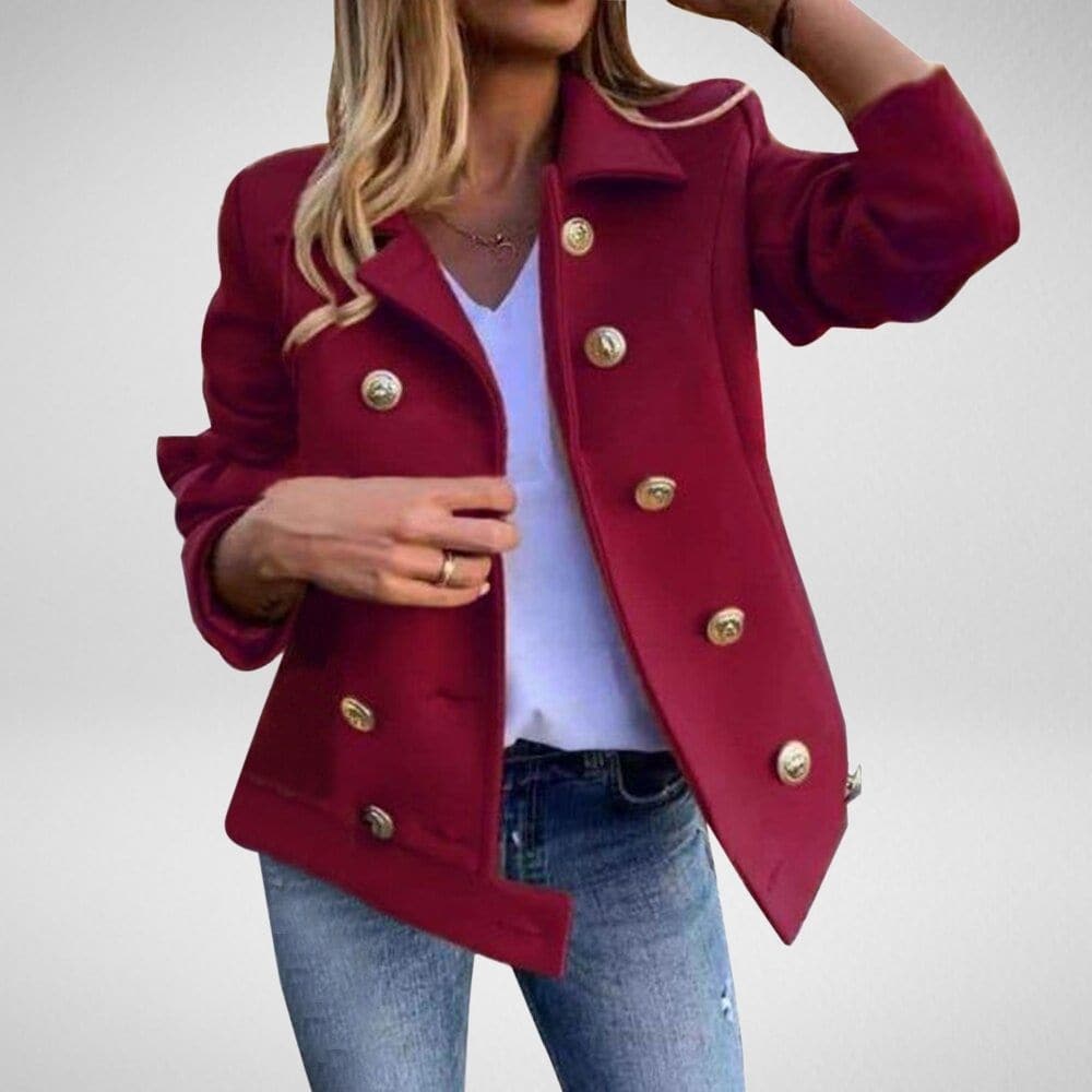 R&B | Peacoat - Zweireiher - Maßgeschneiderte Passform - Breite Revers - Elegante Knöpfe