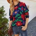 R&B | Floraler Strickpullover