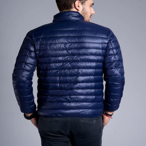 R&B | Pufferjacke Winddicht und Warm Steppdesign Reguläre Passform Reißverschlussverschluss