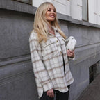 R&B | Shirtjacke Oversized Fit Weich und Leicht Knopfverschluss und Brusttaschen