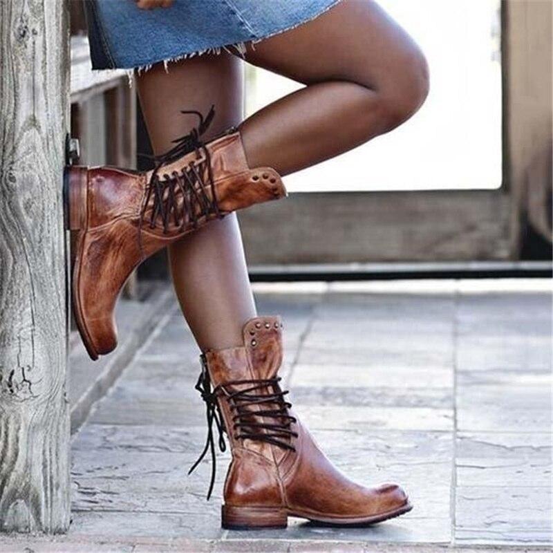 Rutschfeste Schnürstiefel mit Reißverschluss hinten R&B