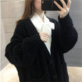 R&B | gestrickte Jacke Lang, dick und warm