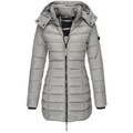 R&B | Daunenjacke lang Kapuze Damen