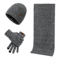 R&B | Lässiges Winterset mit Mütze, Schal und Handschuhen für Männer
