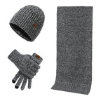 R&B | Lässiges Winterset mit Mütze, Schal und Handschuhen für Männer
