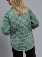 R&B | Jacket mit Gestrickten Ärmeln für Den Herbst