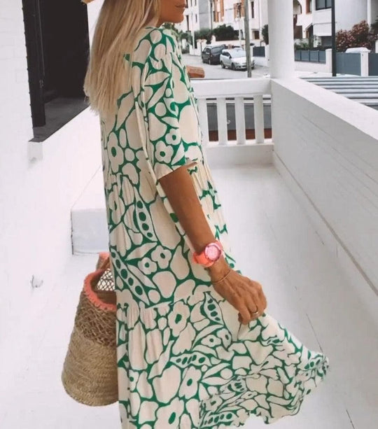 R&B - Maxikleid in sommerlichen Design