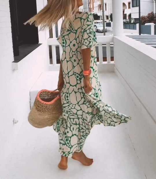 R&B - Maxikleid in sommerlichen Design
