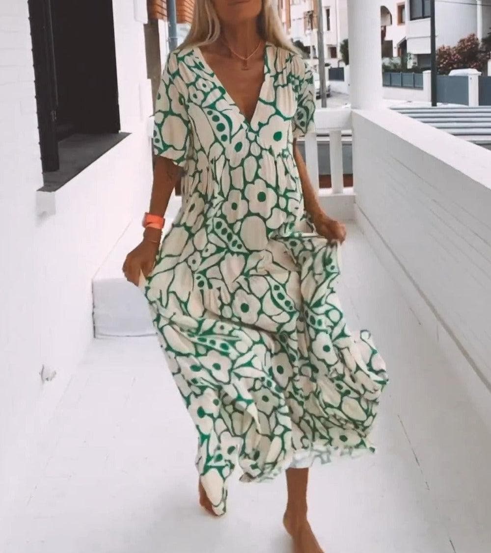 R&B - Maxikleid in sommerlichen Design