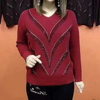 R&B | V-Ausschnitt Pullover Eleganter Zeitloser Stil Ideal für den Winter