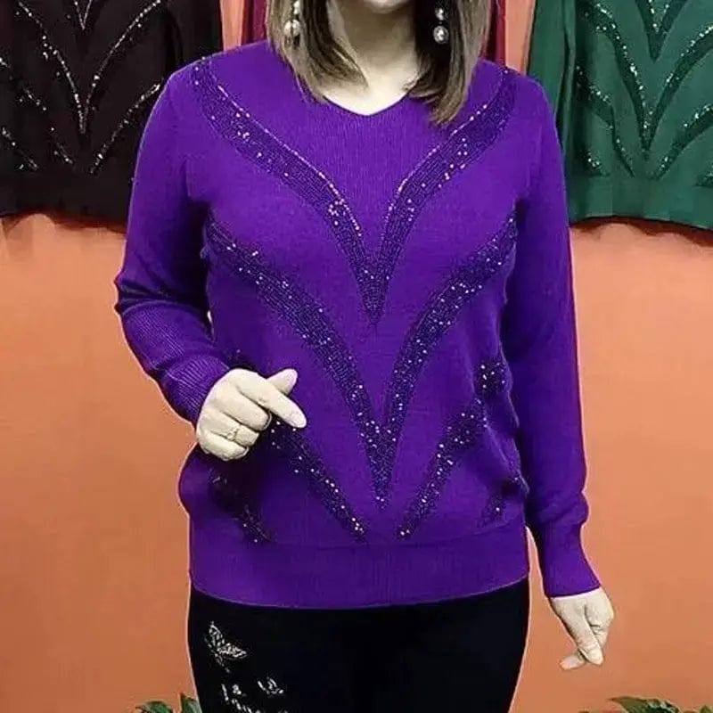 R&B | V-Ausschnitt Pullover Eleganter Zeitloser Stil Ideal für den Winter