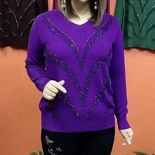 R&B | V-Ausschnitt Pullover Eleganter Zeitloser Stil Ideal für den Winter