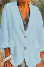 R&B | Luftige Jacke mit Knopfleiste