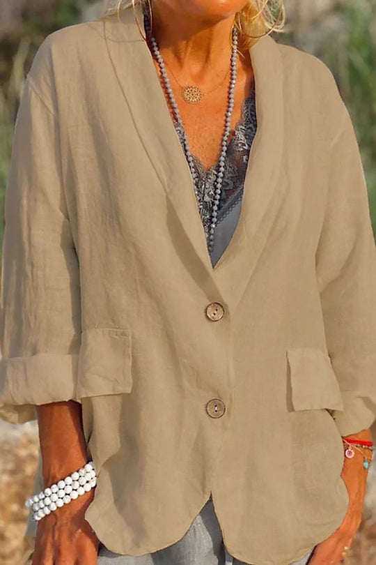 R&B | Luftige Jacke mit Knopfleiste