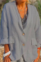 R&B | Luftige Jacke mit Knopfleiste