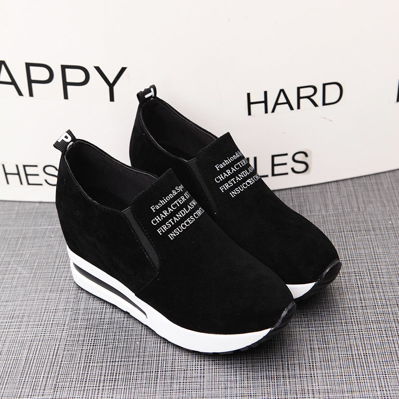 Damen Wedge-Sneaker mit elegantem Obermaterial und komfortabler Sohle R&B