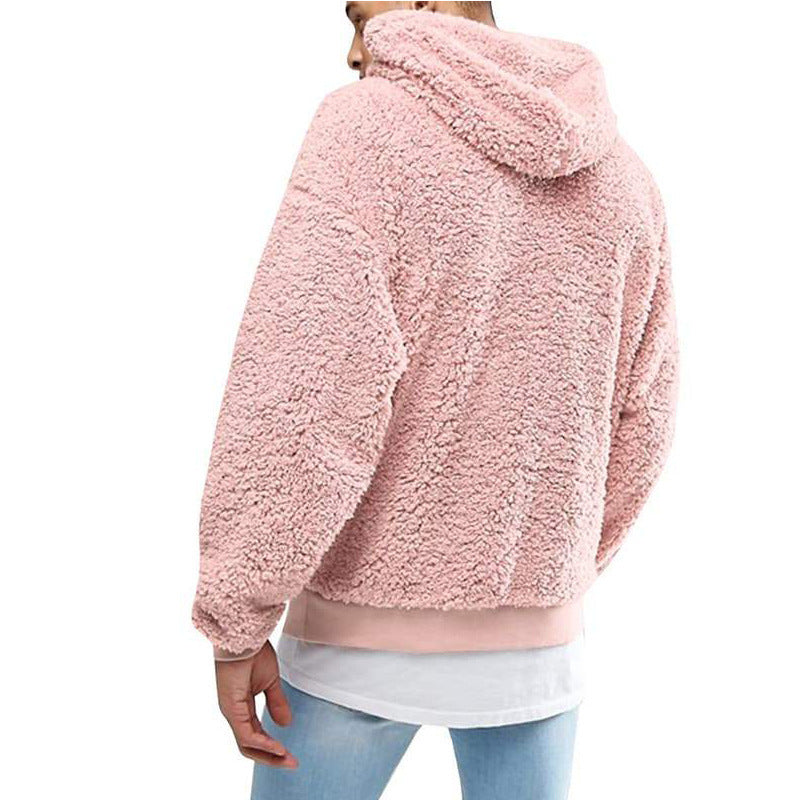 Herren kuscheliger Kapuzenpullover aus weichem Fleece R&B