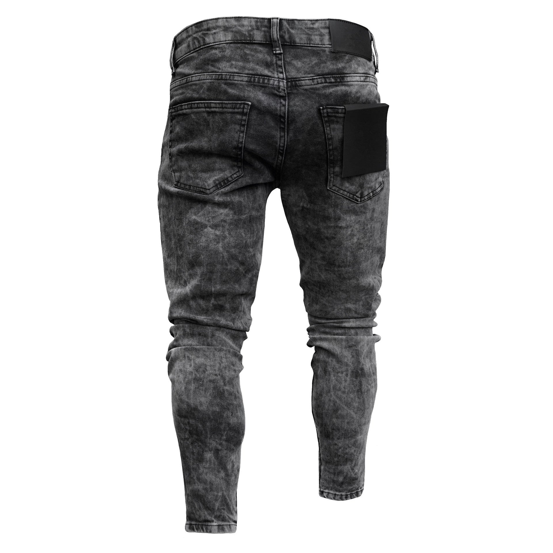 Herren Skinny Jeans mit modischen Used-Effekten R&B