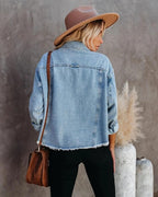 R&B | Vielseitiger Gewaschener Denim Mantel