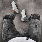Herren Skinny Jeans mit modischen Used-Effekten R&B