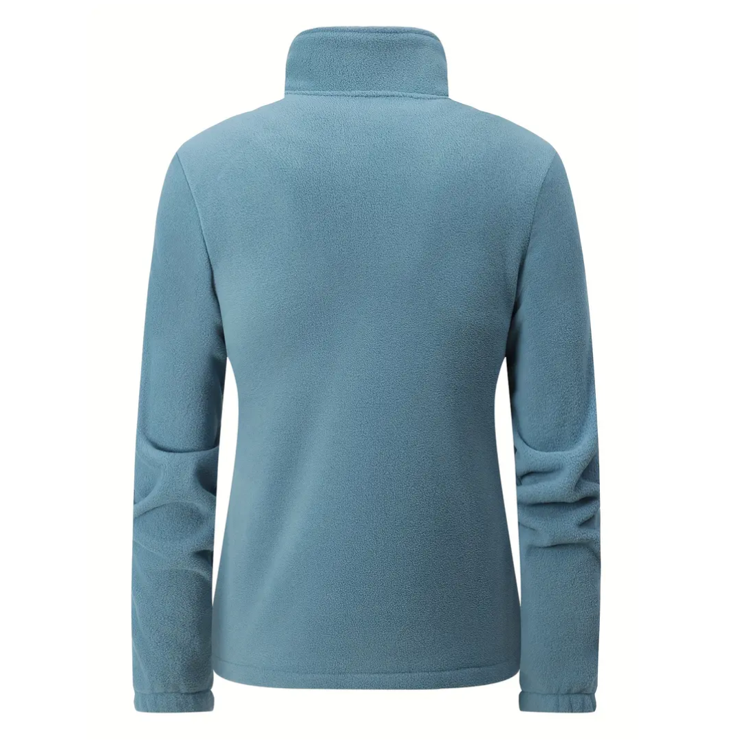 R&B | Damen Outdoor Fleecejacke Warm Gefüttert mit Plüschigem Innenfutter