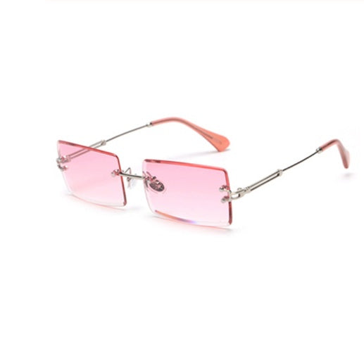 Heidi-Mode | Modische Rechteckige Sonnenbrille Im Retro Stil