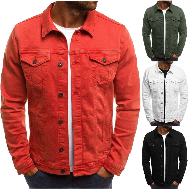 Herren Denimjacke im modernen Slim-Fit-Design