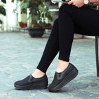 Damen nan komfortabler Schlupf-Sneaker aus luftiger Netzstruktur mit dämpfender Keilsohle R&B