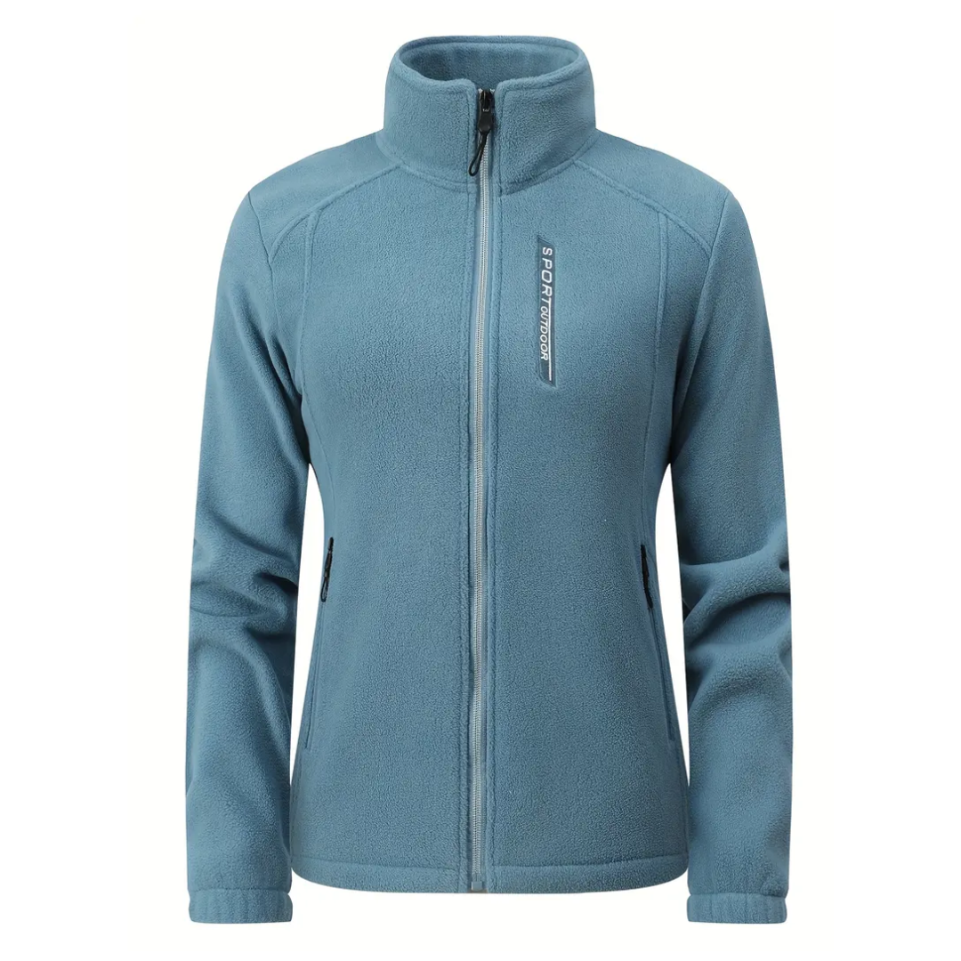 R&B | Damen Outdoor Fleecejacke Warm Gefüttert mit Plüschigem Innenfutter